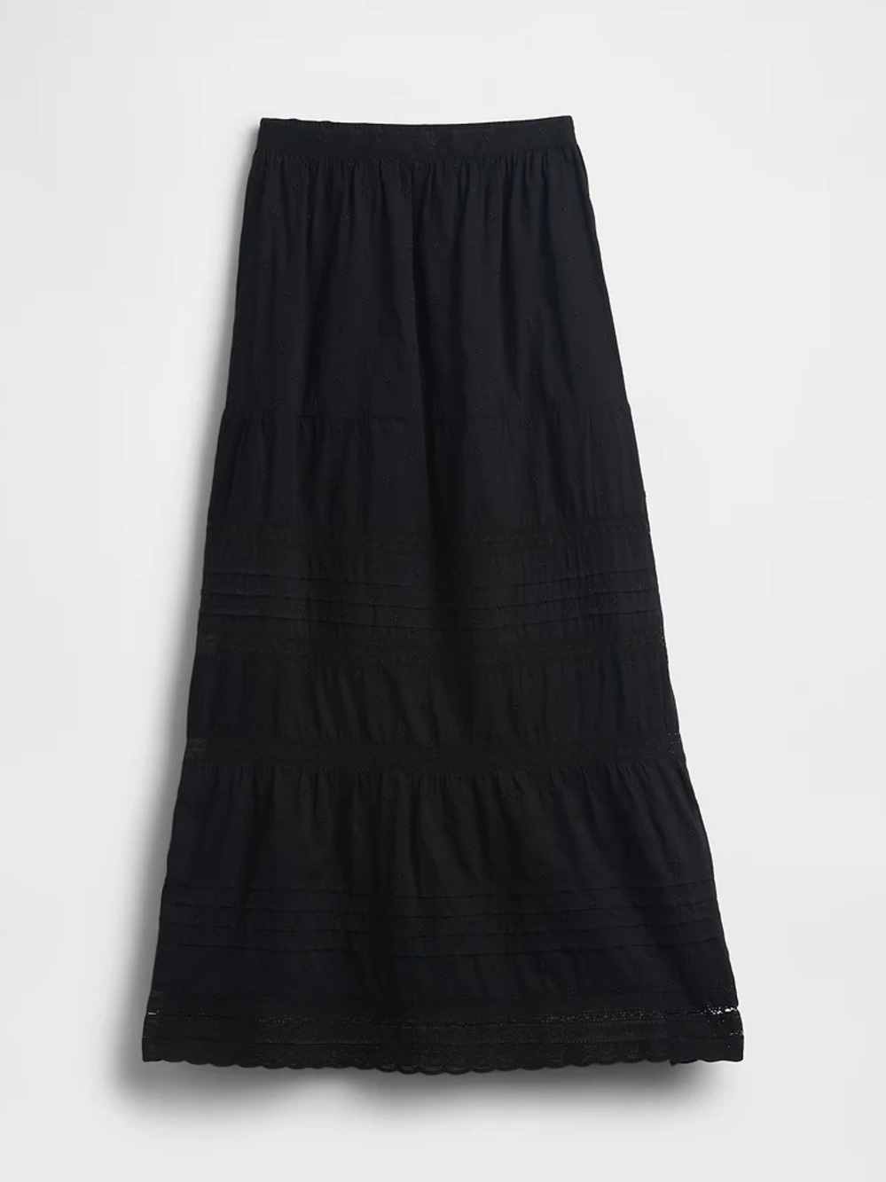 Gap Lace-Trim Maxi Skirt